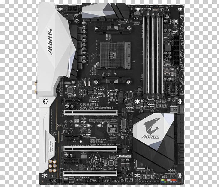 Socket AM4 Motherboard Gigabyte GA-AX370-Gaming 5 Gigabyte Technology ATX PNG, Clipart, Aorus, Central Processing Unit, Computer, Computer Hardware, Electronic Device Free PNG Download