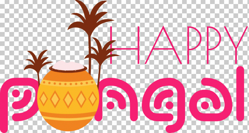 Pongal Happy Pongal PNG, Clipart, Flower, Fruit, Happy Pongal, Line, Logo Free PNG Download