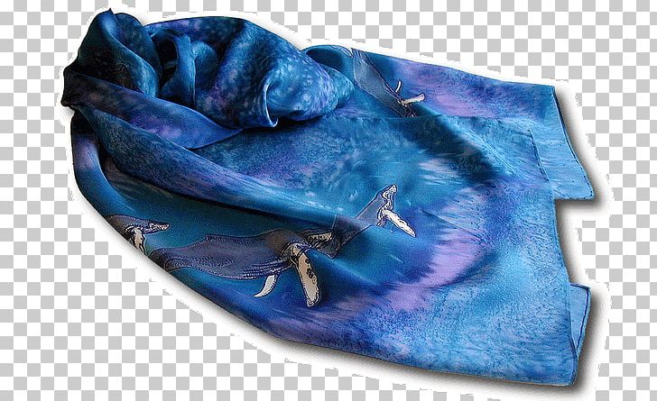 Silk Dolphin Scarf PNG, Clipart, Blue, Cobalt Blue, Dolphin, Electric Blue, Marine Mammal Free PNG Download