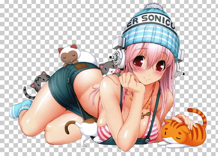 Super Sonico Anime Nitroplus Character PNG, Clipart, Animation, Anime, Art, Cartoon, Cel Free PNG Download