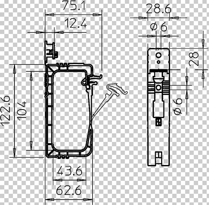 Wall Plug OBO BETTERMANN Hungary Kft. Technical Drawing Ceiling PNG, Clipart, Angle, Area, Artwork, Black And White, Ceiling Free PNG Download