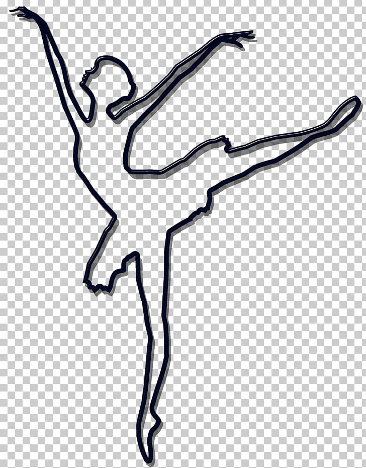 Ballet Dancer Black And White Line Art Silhouette PNG, Clipart, Area, Arm, Art, Artwork, Ballet Free PNG Download