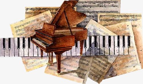 Hand Painted Watercolor Piano Music PNG, Clipart, Hand, Hand Clipart, Hand Painted, Instruments, Musical Free PNG Download