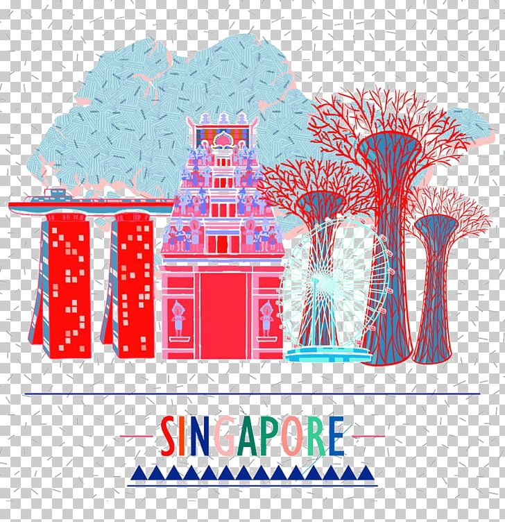Singapore Flyer Tourist Attraction Illustration PNG, Clipart, Amusement Park, Area, Art, Brand, Cartoon Free PNG Download