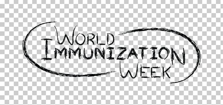 World Immunization Week Vaccine World Health Organization National Immunization Awareness Month PNG, Clipart, Area, Black, Black And White, Brand, Calligraphy Free PNG Download