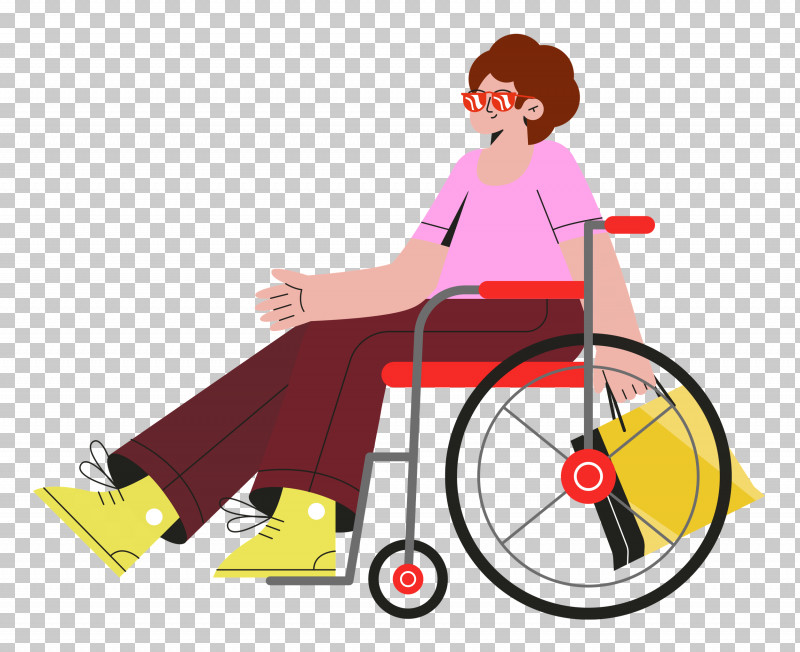 Sitting On Wheelchair Wheelchair Sitting PNG, Clipart, Beautym, Behavior, Cartoon, Chair, Health Free PNG Download