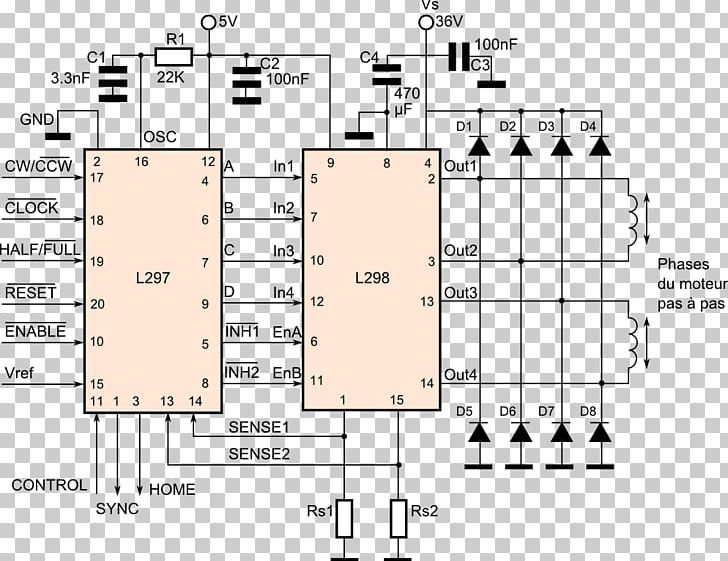 Stepper Motor DC Motor H Bridge Engine Motor Controller PNG, Clipart, Angle, Area, Bipolar Disorder, Datasheet, Dc Motor Free PNG Download