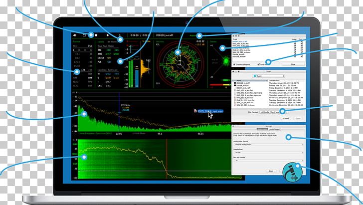 Computer Program Sound Computer Software Spectrum Analyzer Audio Analyzer PNG, Clipart, Analyser, Audio Analyzer, Computer Monitor, Computer Program, Computer Software Free PNG Download