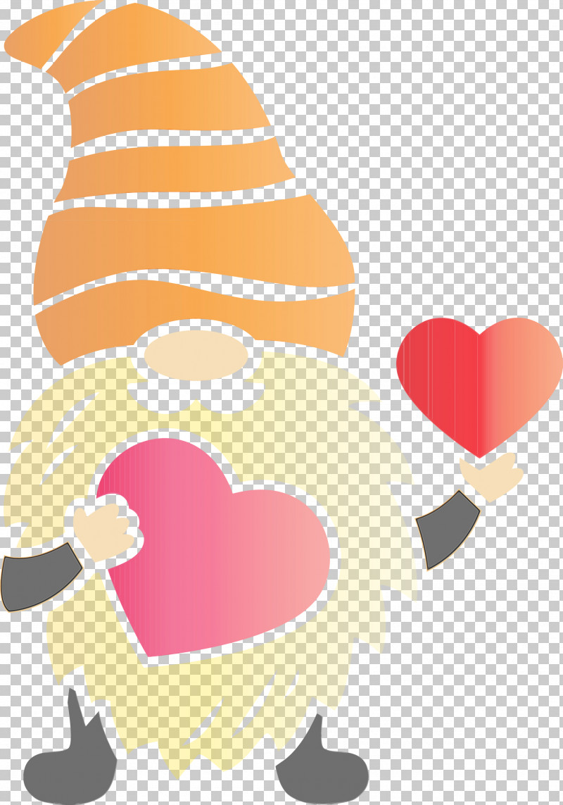 Heart Cartoon Peach Love PNG, Clipart, Cartoon, Gnome, Heart, Love, Loving Free PNG Download