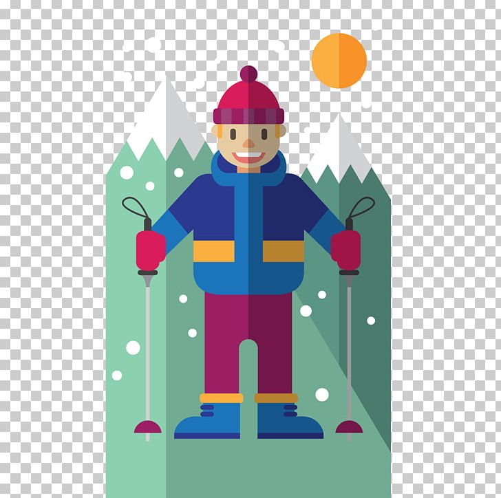 Winter Sport Skiing Sporting Goods PNG, Clipart, Apartment, Art, Electric Blue, Encapsulated Postscript, Fictional Character Free PNG Download