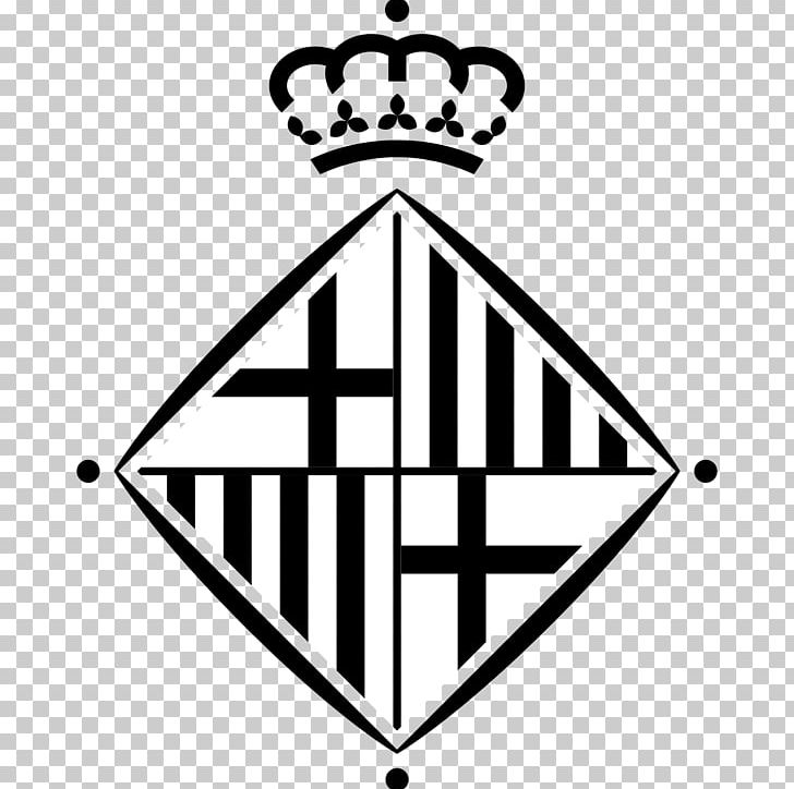 Barcelona City Council Coat Of Arms Of Barcelona OUA Gestió Del Territori I Urbanisme Escutcheon PNG, Clipart, Angle, Area, Barcelona, Black, Black And White Free PNG Download
