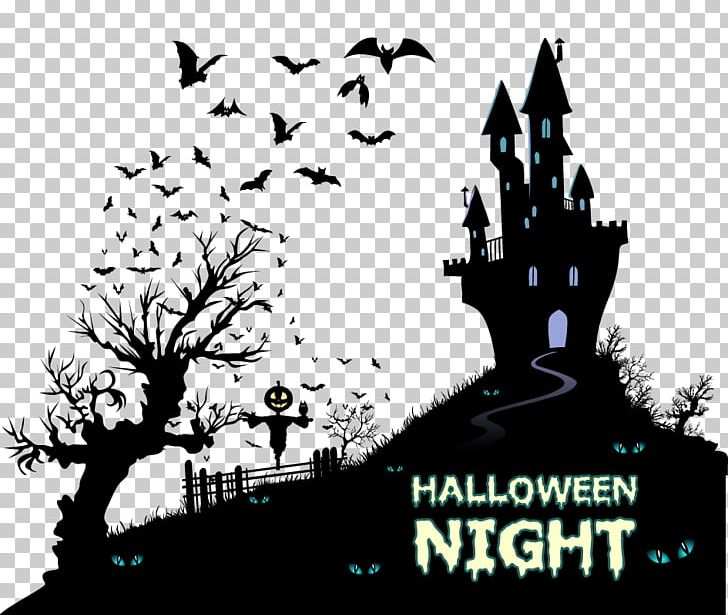Haunted Attraction Halloween Ghost PNG, Clipart, Birthday, Black And White, Brand, Creative Background, Creative Logo Design Free PNG Download