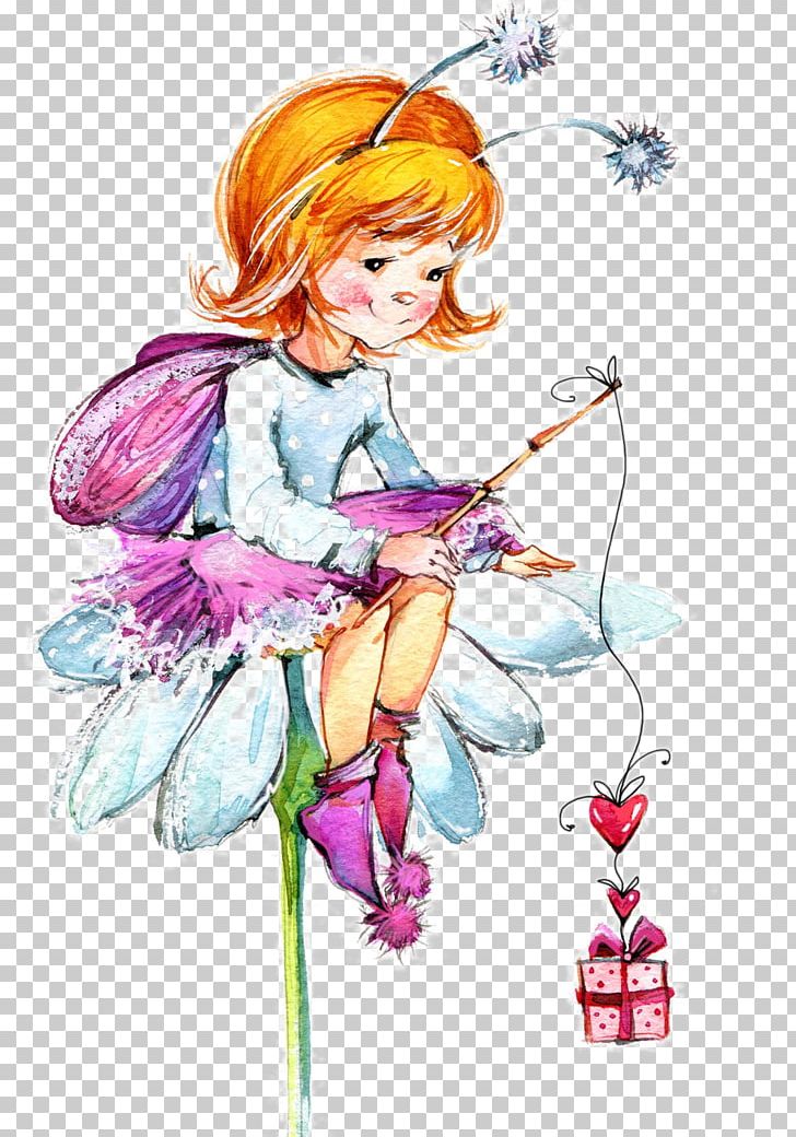 Drawing Watercolor Painting Fairy PNG, Clipart, Boy, Cartoon, Cartoon Eyes, Children, Childrens Free PNG Download