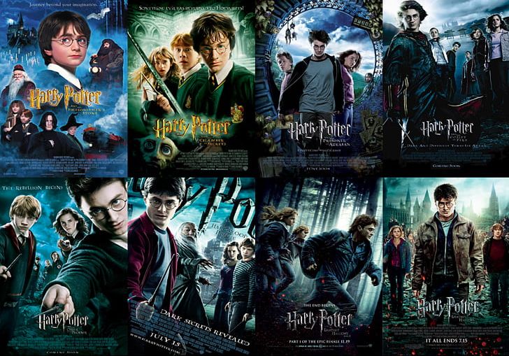 Harry Potter And The Philosopher's Stone Harry Potter And The Order Of The Phoenix Harry Potter And The Cursed Child Harry Potter And The Goblet Of Fire Fantastic Beasts And Where To Find Them PNG, Clipart, Action Film, Album Cover, Art, Collage, Computer Wallpaper Free PNG Download