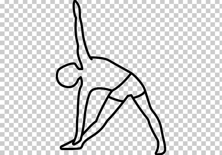 Trikonasana Exercise Iyengar Yoga Sport PNG, Clipart, Arm, Asana, B K S Iyengar, Black And White, Computer Icons Free PNG Download