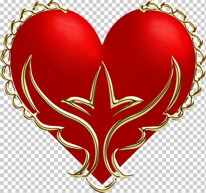Red Heart Ornament Love Heart PNG, Clipart, Heart, Love, Ornament, Paint, Red Free PNG Download