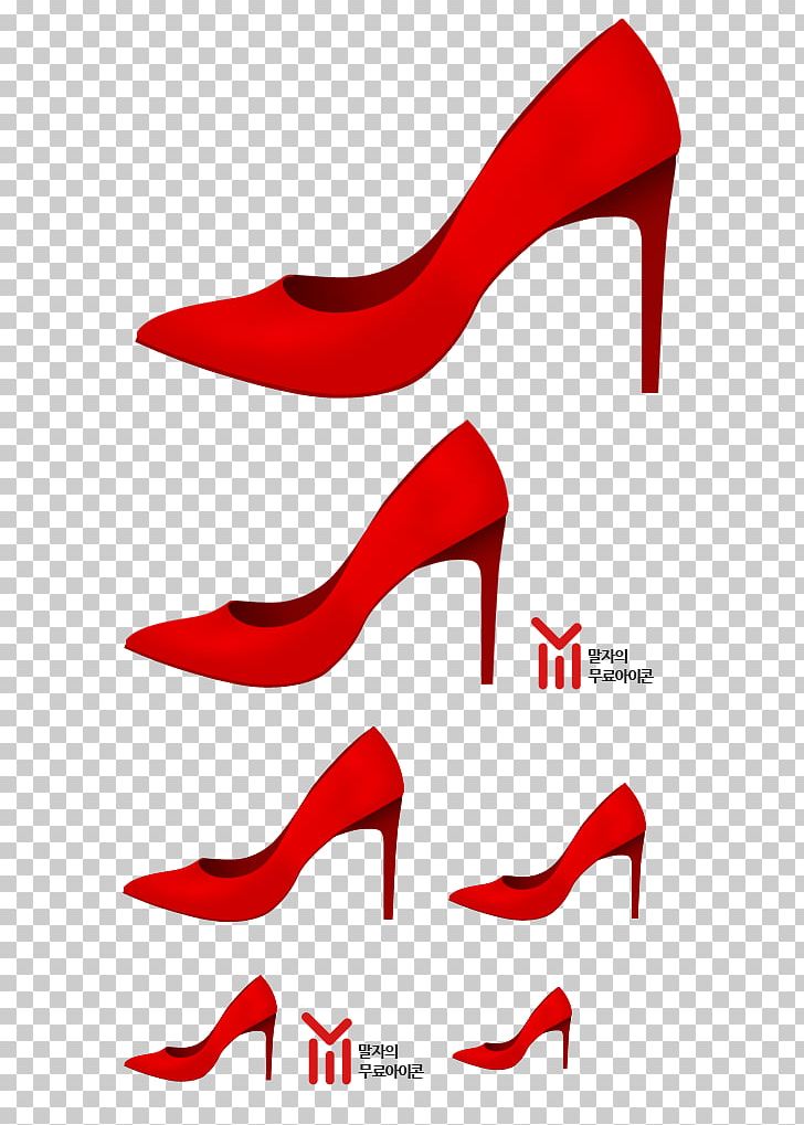 High-heeled Shoe Computer Icons The Red Shoes PNG, Clipart, Area, Bivalvia, Com, Computer Icons, Copyright Free PNG Download