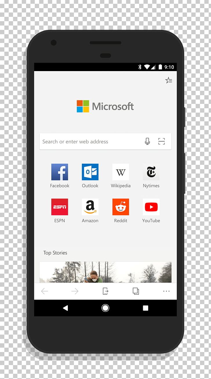 Microsoft Edge Android Web Browser PNG, Clipart, Apple, Brand, Cellular Network, Electronic Device, Electronics Free PNG Download