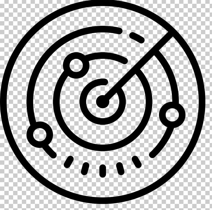 Weather Radar Computer Icons PNG, Clipart, Area, Black And White, Circle, Computer Icons, Computer Software Free PNG Download