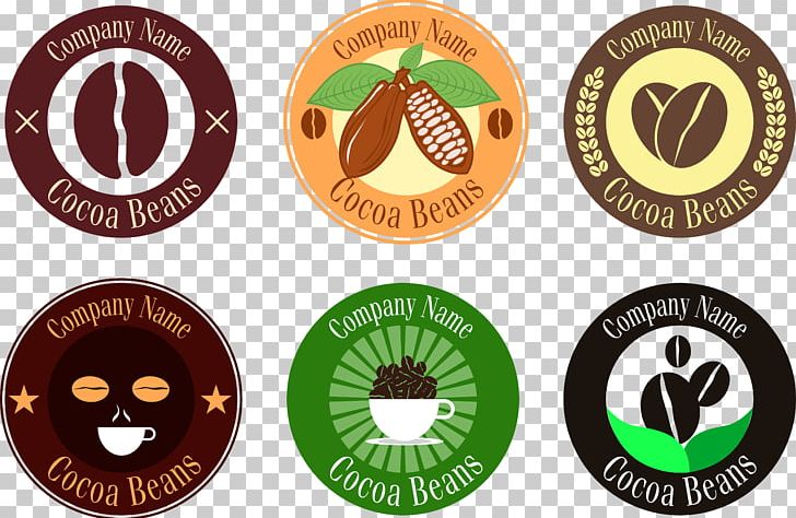 Coffee Cafe Cocoa Bean Logo PNG, Clipart, Badge, Bean, Brand, Cafe, Chocolate Free PNG Download