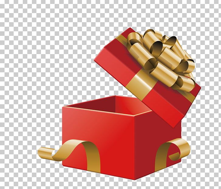 christmas gift box vector