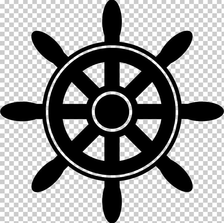 Ship's Wheel PNG, Clipart, Anchor, Artwork, Black And White, Boat, Circle Free PNG Download