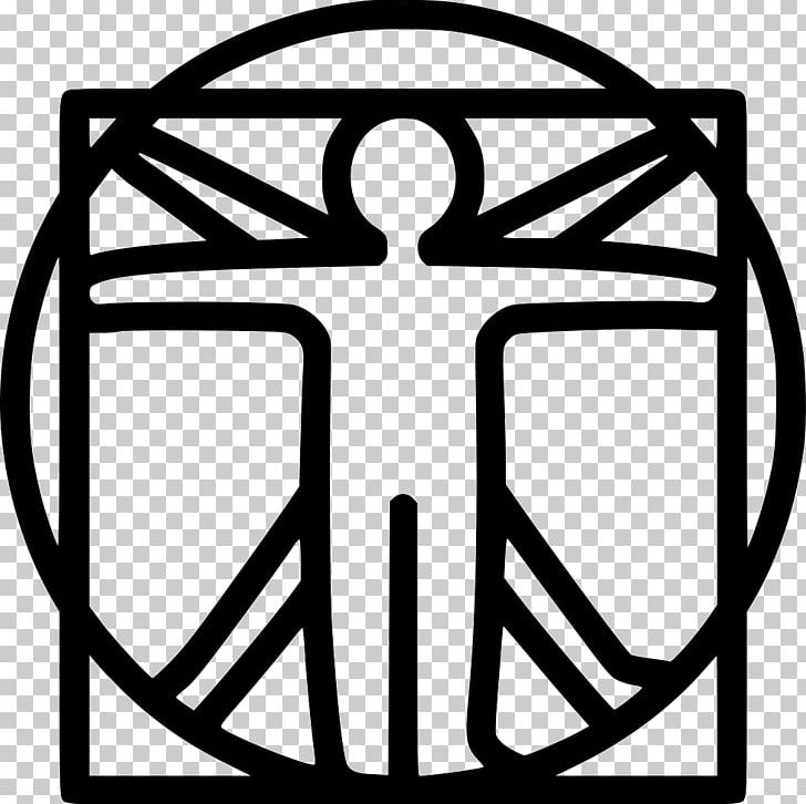 Vitruvian Man Vinci Computer Icons PNG, Clipart, Area, Artwork, Black And White, Circle, Clip Art Free PNG Download