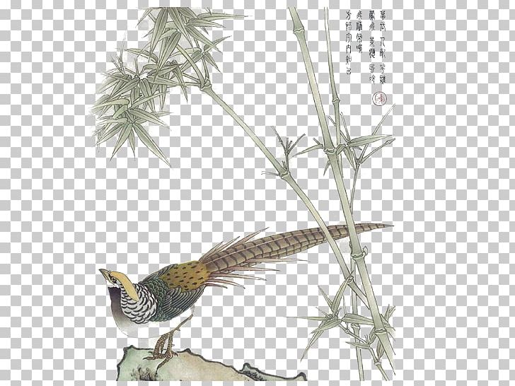 China Gongbi Ink Wash Painting Bird-and-flower Painting Chinese Painting PNG, Clipart, Bamboo, Bamboo Border, Bamboo Frame, Bamboo Leaf, Bamboo Leaves Free PNG Download