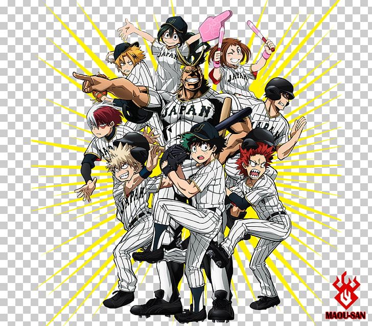 Anime My Hero Academia Team Sport Baseball Png Clipart Anime