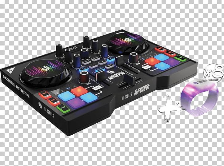DJ Controller Disc Jockey Audio Mixers Virtual DJ Hercules DJ Control Instinct P8 PNG, Clipart, Audio Equipment, Audio Mixers, Computer Dj, Controller, Disc Jockey Free PNG Download