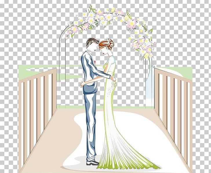 Wedding Bride Marriage Illustration PNG, Clipart, Bride, Couple, Floral Design, Flower, Get Free PNG Download