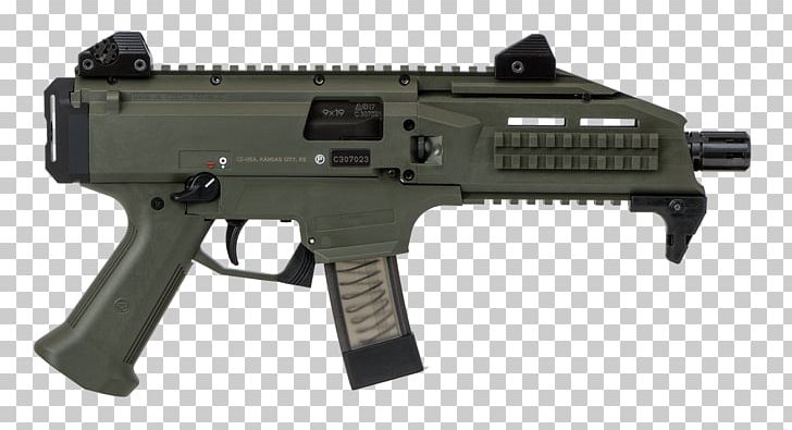 CZ Scorpion Evo 3 Semi-automatic Pistol CZ-USA Česká Zbrojovka Uherský Brod Firearm PNG, Clipart, 919mm Parabellum, Action, Air Gun, Airsoft, Airsoft Gun Free PNG Download