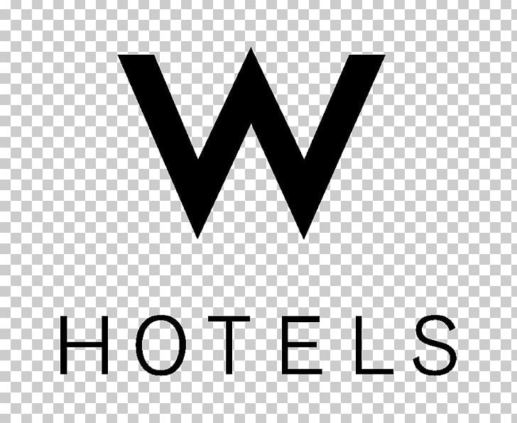 W Hotels Starwood Marriott International Logo PNG, Clipart, Aloft Hotels, Angle, Area, Black, Black And White Free PNG Download