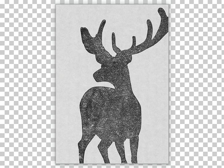 Reindeer Linocut Christmas Card PNG, Clipart, Animal, Animals, Antler, Art, Artist Free PNG Download