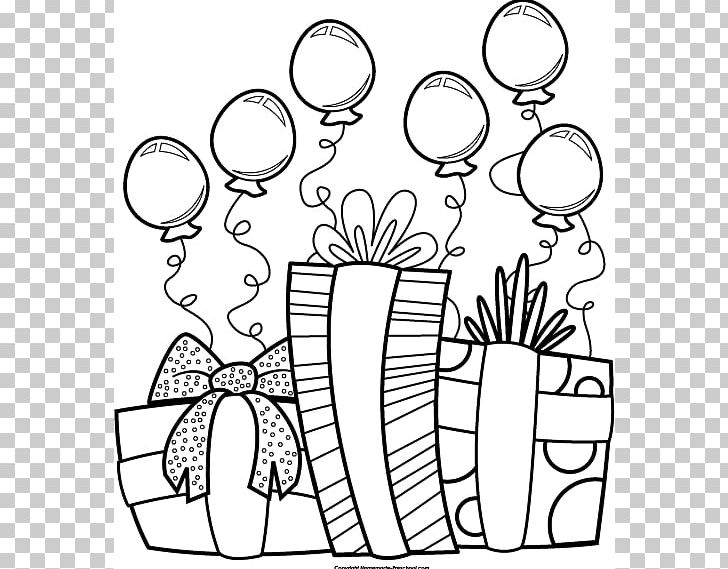 Birthday Black White PNG, Clipart, Area, Art, Birthday, Black, Black And White Free PNG Download