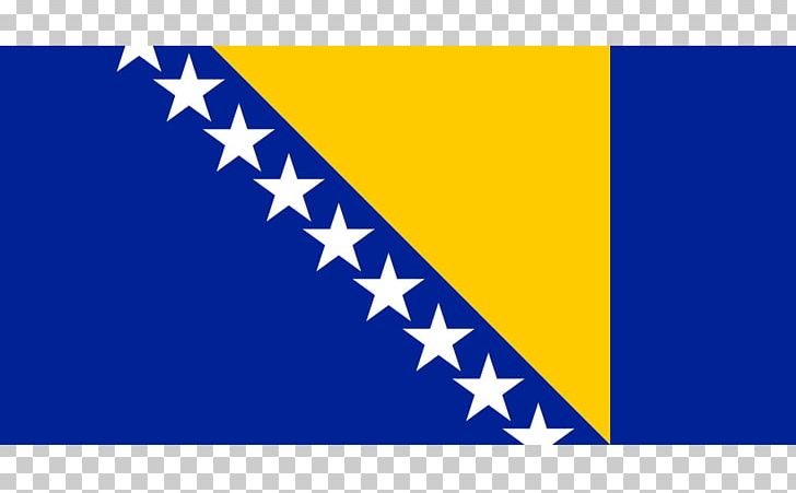 Flag Of Bosnia And Herzegovina National Flag Republic Of Bosnia And Herzegovina PNG, Clipart, Angle, Blue, Bran, Country, Fivepointed Star Free PNG Download