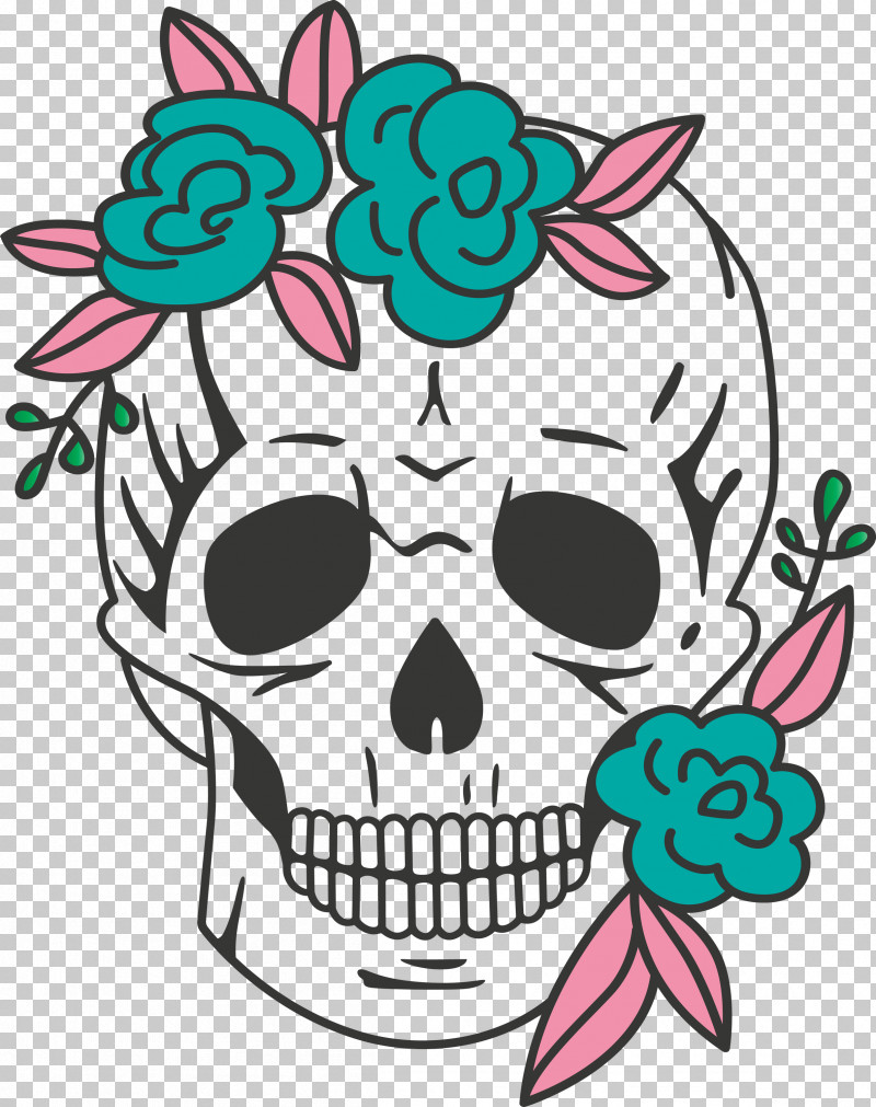 Sugar Skull PNG, Clipart, Biology, Floral Design, Leaf, Plants, Plant Structure Free PNG Download