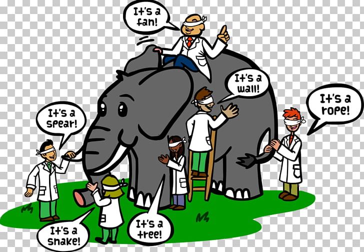 Blind Men And An Elephant Parable Point Of View Fable PNG, Clipart, Animal, Area, Blind Men And An Elephant, Cartoon, Elephant Free PNG Download