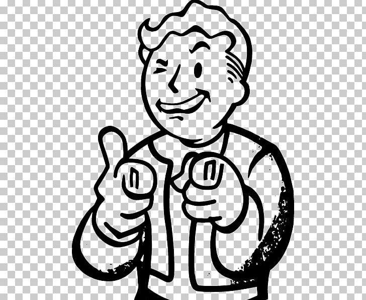 Fallout: New Vegas Fallout 3 Fallout 4 The Vault Video Game PNG, Clipart, Artwork, Bethesda, Black, Black And White, Boy Free PNG Download