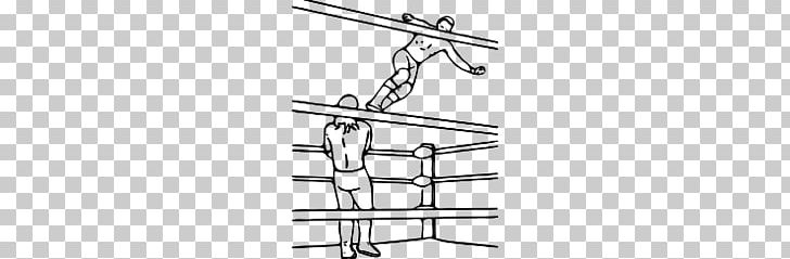 Professional Wrestling Wrestling Ring PNG, Clipart, Angle, Area, Art, Black And White, Boxing Ring Free PNG Download