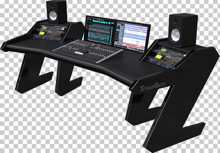 Studio Desk Recording Studio Medium-density Fibreboard PNG, Clipart, Angle, Creativity, Desk, Desktop Computers, Electronic Instrument Free PNG Download