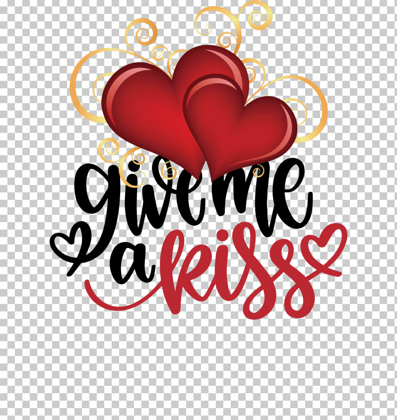 Give Me A Kiss Valentines Day Love PNG, Clipart, Clothing, Heart, Kiss, Logo, Love Free PNG Download