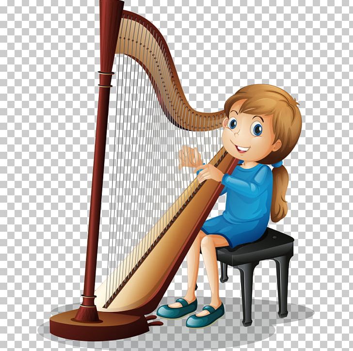 Harp Musical Instrument Illustration PNG, Clipart, Boy Cartoon, Cartoon, Cartoon Character, Cartoon Eyes, Cartoons Free PNG Download