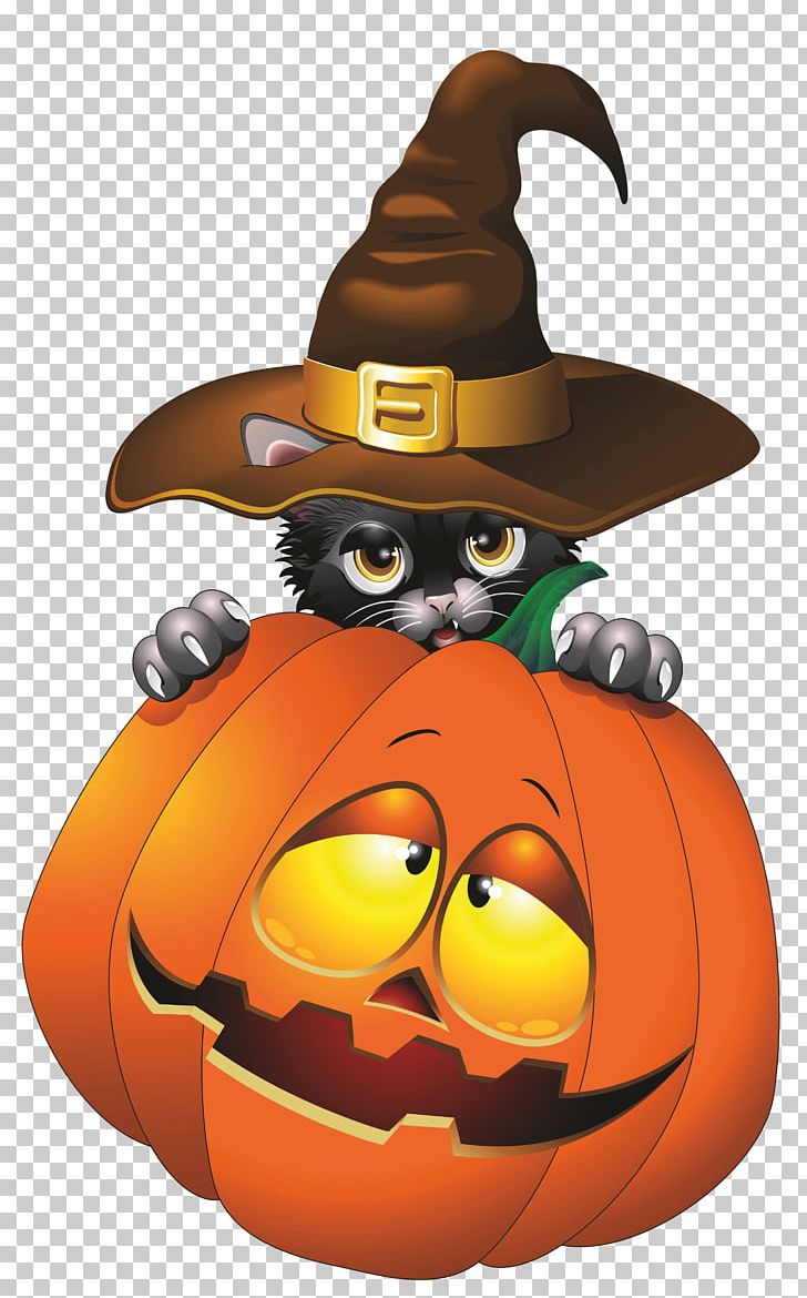 Cat Halloween Jack-o-lantern PNG, Clipart, Black Cat, Calabaza, Cartoon, Cartoon Cat, Cat Free PNG Download