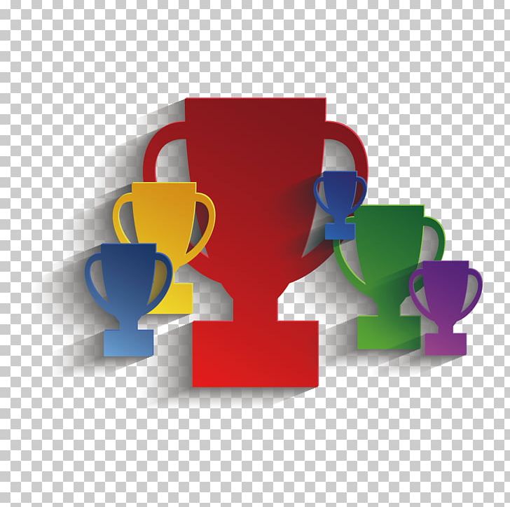 Paper Trophy PNG, Clipart, Adobe Illustrator, Colourful, Colours, Colour Trophy, Colour Vector Free PNG Download