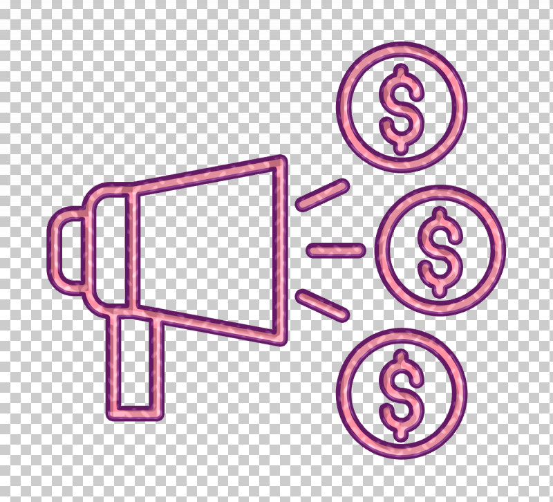 Announce Icon Investment Icon PNG, Clipart, Announce Icon, Investment Icon, Line Art, Pink, Symbol Free PNG Download