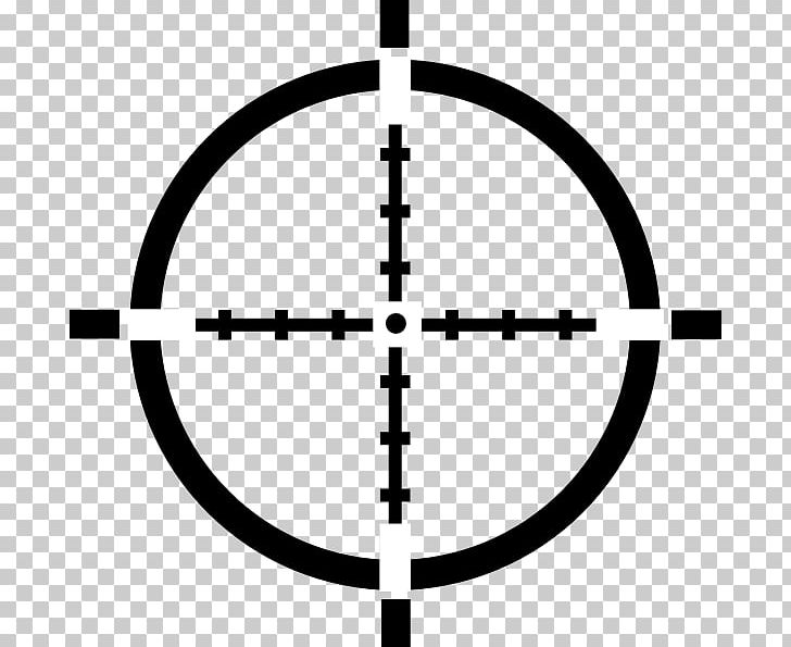 Reticle Computer Icons Telescopic Sight PNG, Clipart, Angle, Black And White, Circle, Clip Art, Computer Icons Free PNG Download