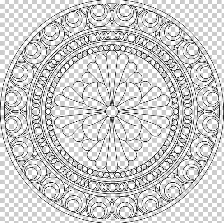 Mandala Coloring Book Child Drawing PNG, Clipart, Adult, Area, Black And White, Child, Circle Free PNG Download