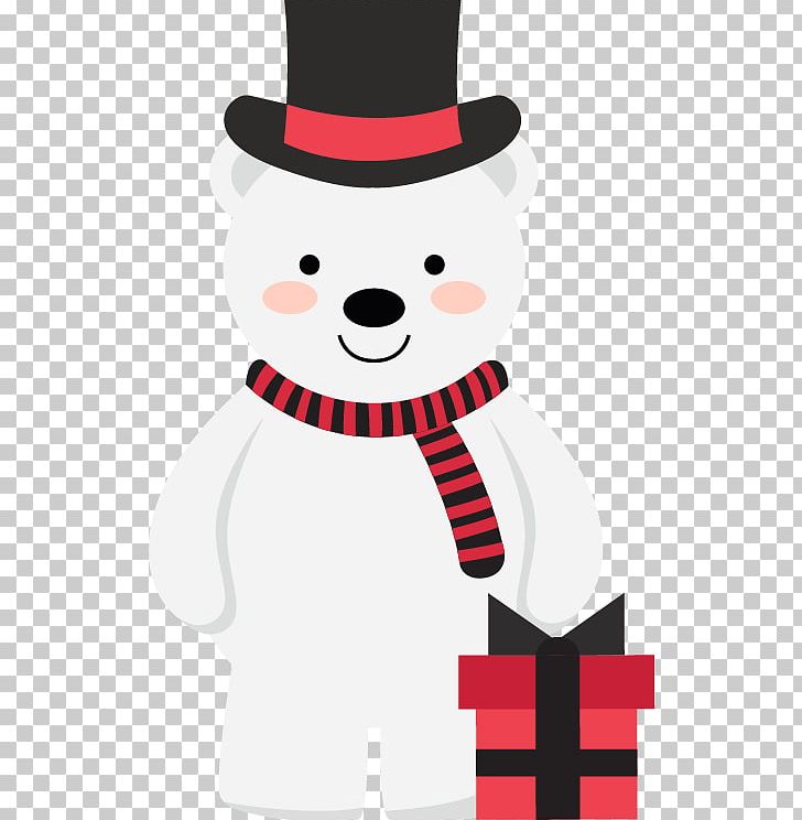 Polar Bear Santa Claus Christmas PNG, Clipart, Animals, Art, Bear, Bears, Bear Vector Free PNG Download