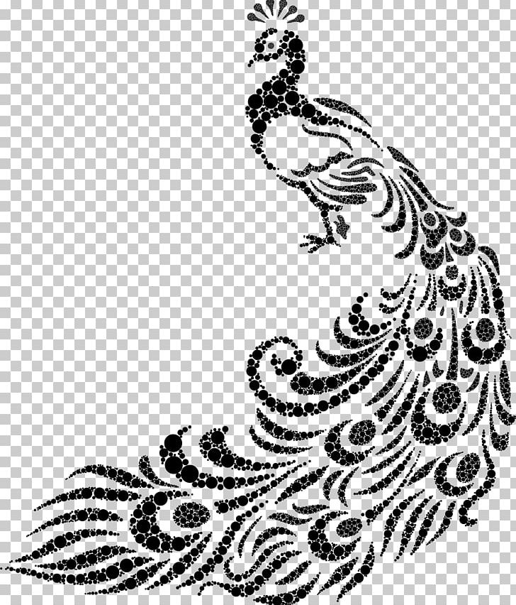 Line Art Drawing Peafowl PNG, Clipart, Art, Artwork, Bird, Black, Black And White Free PNG Download